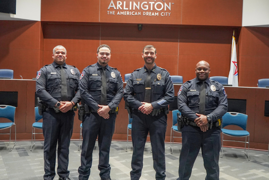Arlington Police Department Welcomes Three Veteran Officers to Their Ranks