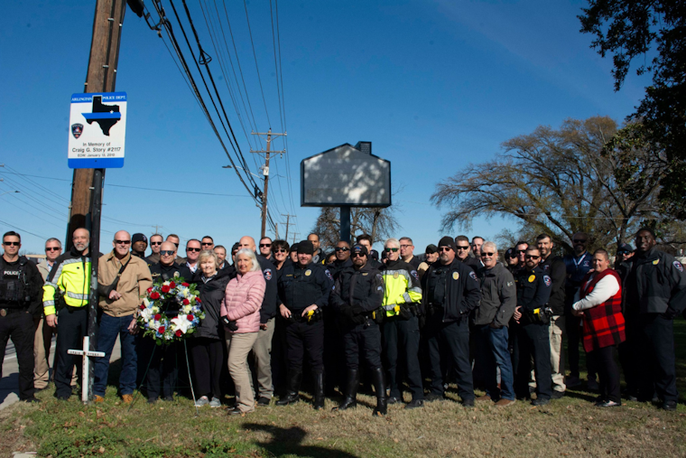 Arlington Remembers Fallen Officer Craig Story on 15th Anniversary of His Death with Heartfelt Tribute