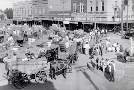 Arlington's Past Blanketed in White: Mineral Water Dust Suppression Leaves Ghostly Residue