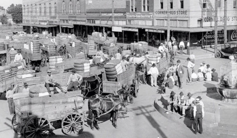 Arlington's Past Blanketed in White: Mineral Water Dust Suppression Leaves Ghostly Residue
