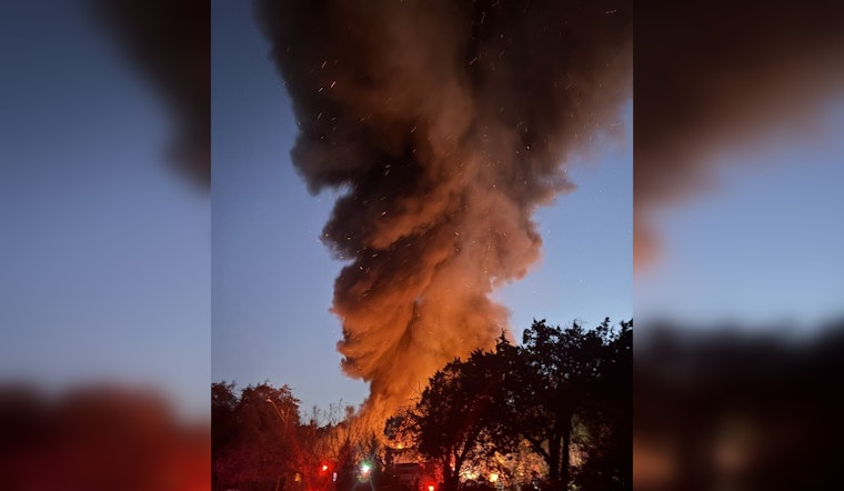 Austin Firefighters Battle Blaze at Vacant South Austin Building
