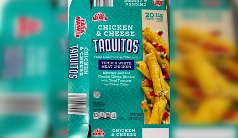Bestway Sandwiches Inc. Recalls 25,000 Pounds of Frozen Taquitos Over Potential Metal Contamination