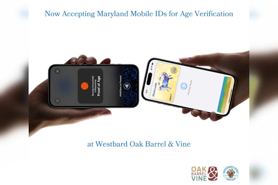 Bethesda's Westbard Oak Barrel & Vine to Introduce Mobile ID Pilot for Alcohol Purchases
