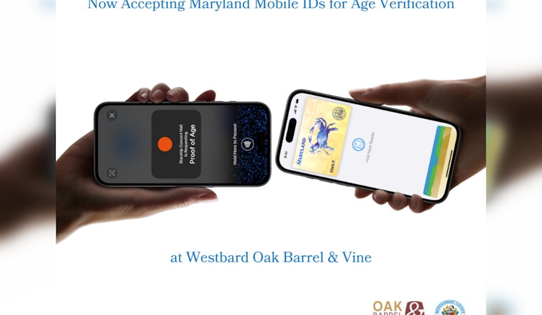 Bethesda's Westbard Oak Barrel & Vine to Introduce Mobile ID Pilot for Alcohol Purchases
