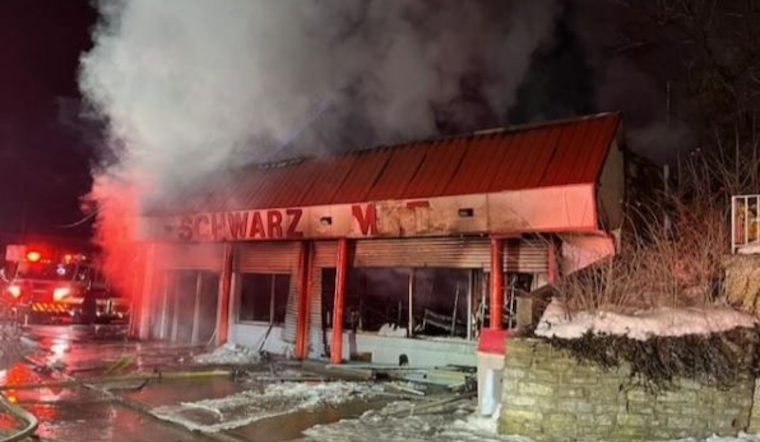 Blaze Ravages East Westwood's Schwarz Food Market in Cincinnati, No Injuries Reported