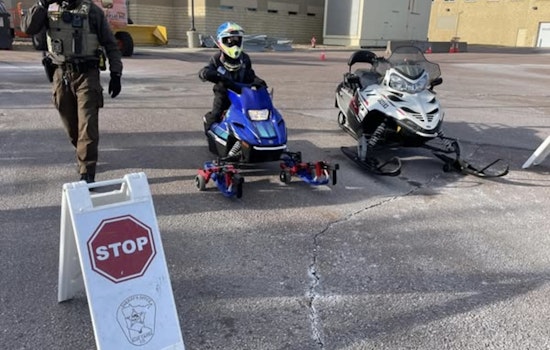 Blue Earth County Sheriff's Office Trains Youth for Safe Snowmobiling with Innovative Wheel Kits