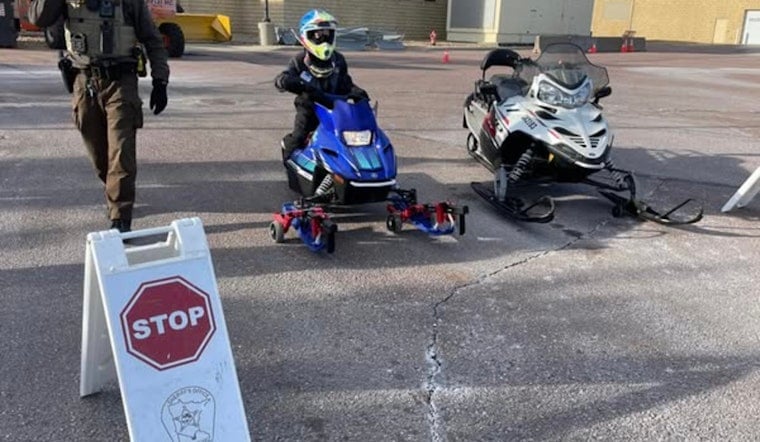 Blue Earth County Sheriff's Office Trains Youth for Safe Snowmobiling with Innovative Wheel Kits
