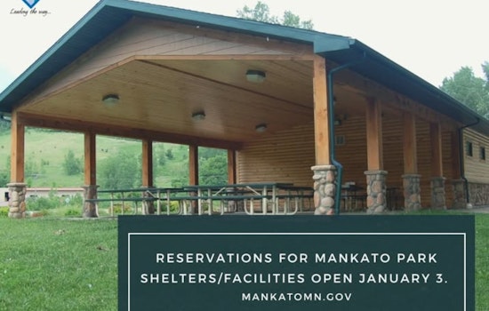 Bookings Open for Mankato Park Shelters, Secure Your Spot for 2025 Outdoor Events