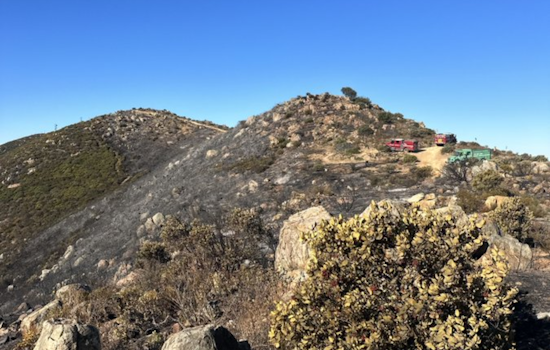 "Border 1 Fire" Near Otay Mountain Fully Contained by CAL FIRE/San Diego County Firefighters