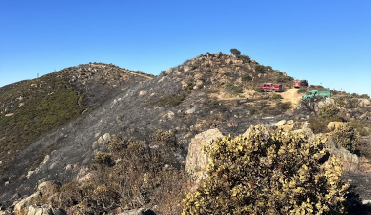 "Border 1 Fire" Near Otay Mountain Fully Contained by CAL FIRE/San Diego County Firefighters