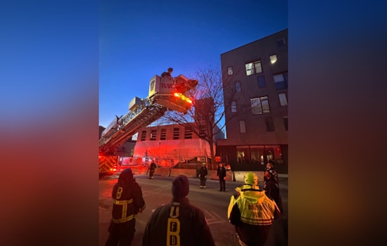 Boston Fire Department Conducts Tech Rescue of Injured Worker at Roxbury Construction Site