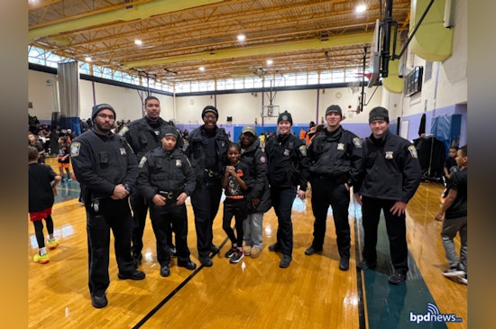 Boston Officers Engage With Youth at Orchard Gardens "No Books No Ball" Event in Roxbury