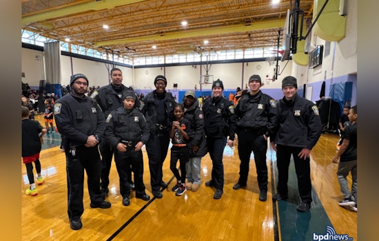 Boston Officers Engage With Youth at Orchard Gardens "No Books No Ball" Event in Roxbury