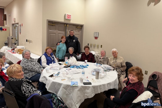 Boston Police Bond with Seniors Over Coffee at ELKS Senior Center in Community Engagement Effort