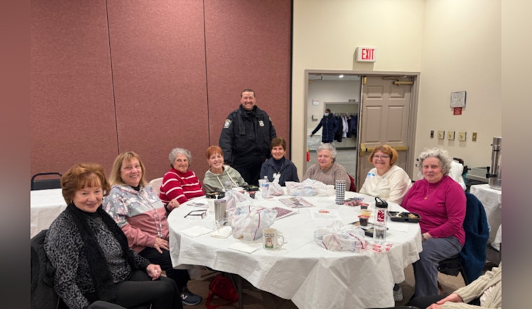 Boston Police Brew Community Spirit with Coffee Hour at West Roxbury Senior Center