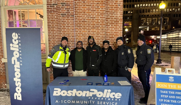 Boston Police Department Hosts Recruitment Drive at Quincy Market to Strengthen Community Policing
