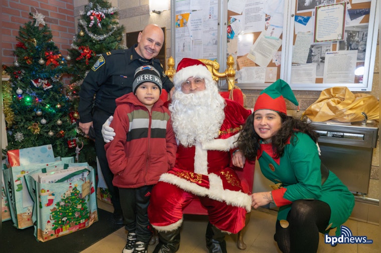Boston Police District E-13 Brings Festive Cheer with Annual Polar Express Event