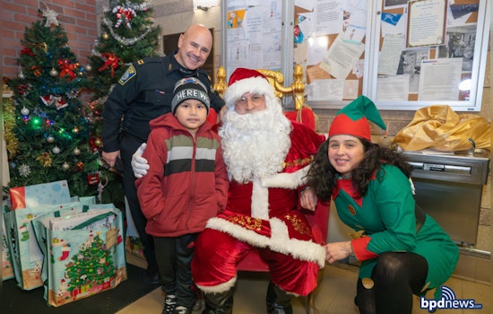 Boston Police District E-13 Brings Festive Cheer with Annual Polar Express Event