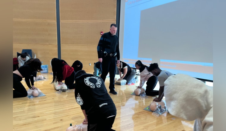 Boston Police Partner with Brighton High Students for Lifesaving CPR Class at Local Boys and Girls Club