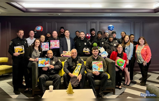 Boston Police Partner with Local Hotels for Successful 'Toys for Tots' Drive in Wharf District and Beacon Hill