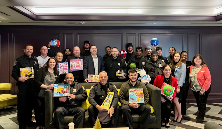 Boston Police Partner with Local Hotels for Successful 'Toys for Tots' Drive in Wharf District and Beacon Hill