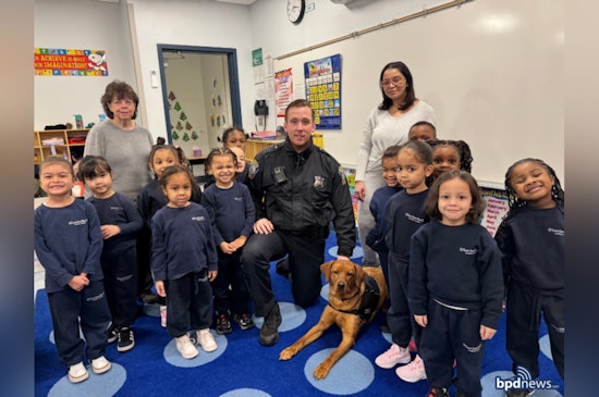 Boston's Comfort Dog Copper Brings Joy and Education to Pope John Paul II Catholic Academy Students