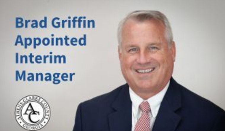 Brad Griffin Steers as Interim Manager for Athens-Clarke County Amid Search for Permanent Leader