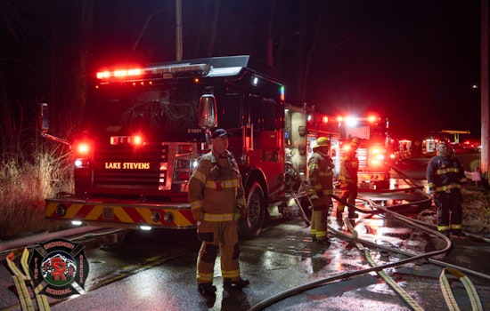 Brave Firefighters Save Family Pets from Lake Stevens House Fire, One Injured in Rescue Effort