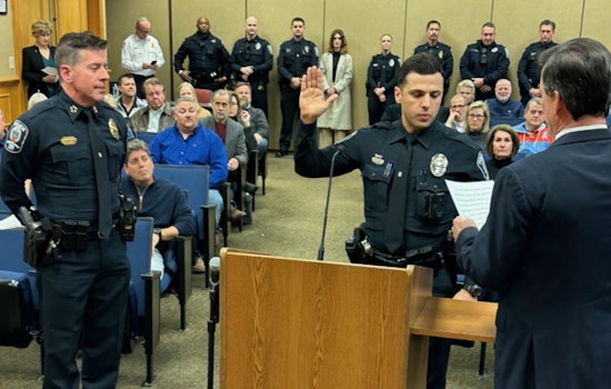 Brentwood Police Swears in 4 New Officers, Including Ex-Military Interpreter