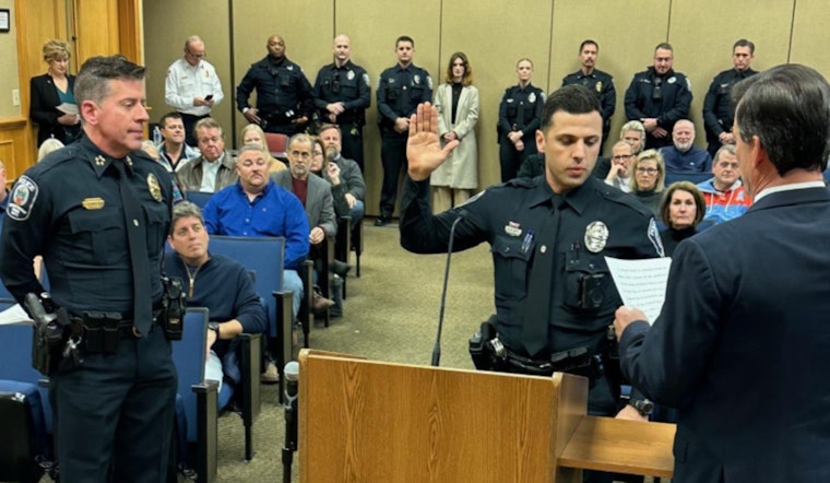 Brentwood Police Swears in 4 New Officers, Including Ex-Military Interpreter