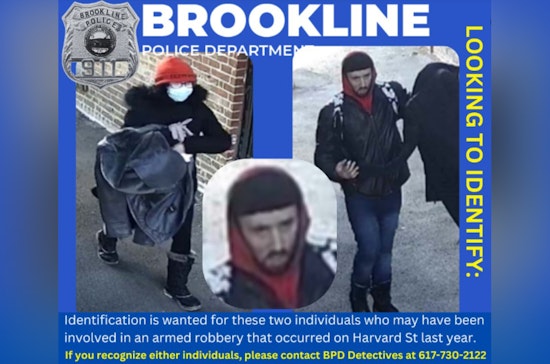 Brookline Police Appeal to Public for Leads in Unsolved Armed Robbery Case from January 2024