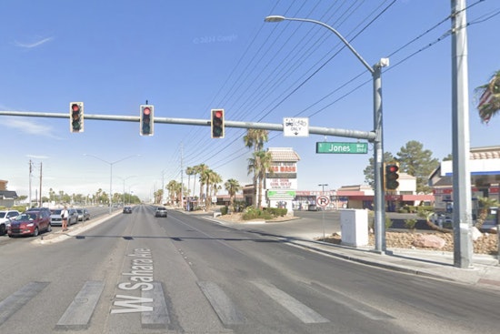 Car Crashes into Bus Stop in West Las Vegas, Catches Fire with Minor Injuries Reported