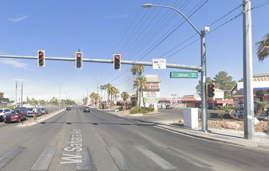 Car Crashes into Bus Stop in West Las Vegas, Catches Fire with Minor Injuries Reported