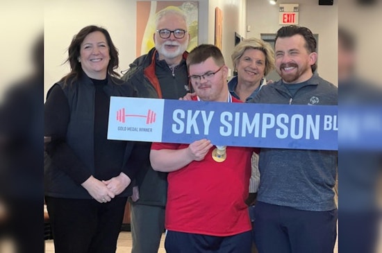 Carmel Hails Powerlifting Champion Sky Simpson with Street Dedication Ceremony and City Honors