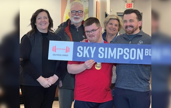 Carmel Hails Powerlifting Champion Sky Simpson with Street Dedication Ceremony and City Honors