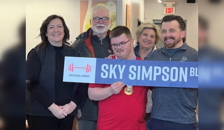 Carmel Hails Powerlifting Champion Sky Simpson with Street Dedication Ceremony and City Honors