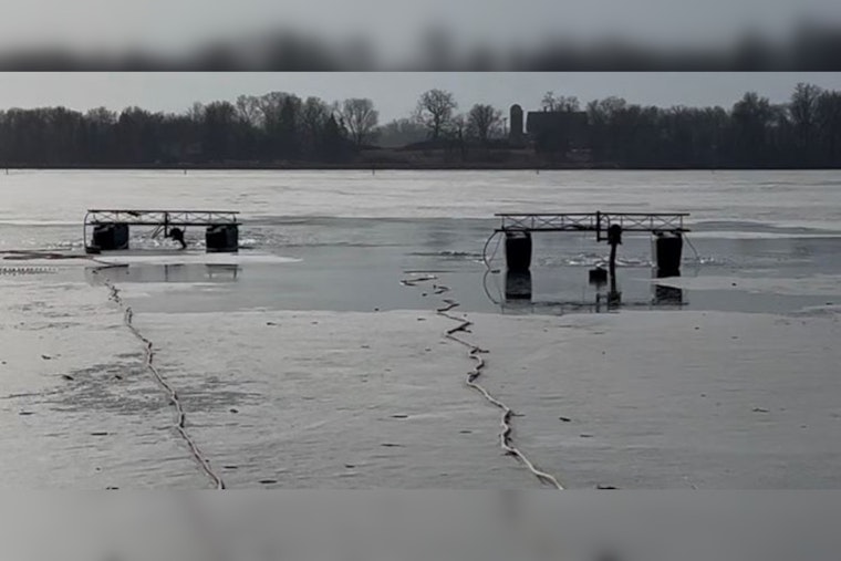 Carver County Warns Ice Skaters and Anglers of Thin Ice on Eagle Lake Due to Aeration System