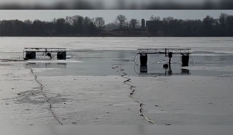 Carver County Warns Ice Skaters and Anglers of Thin Ice on Eagle Lake Due to Aeration System