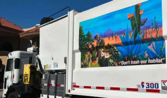 Casa Grande's "Traveling Garbage Gallery" Brings Art to the Streets on Sanitation Trucks