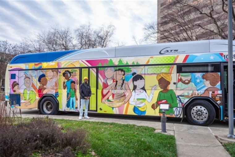 CATS Rolls Out First Cultural Inclusion Bus Wrapped in Local Art Celebrating Diversity in Charlotte