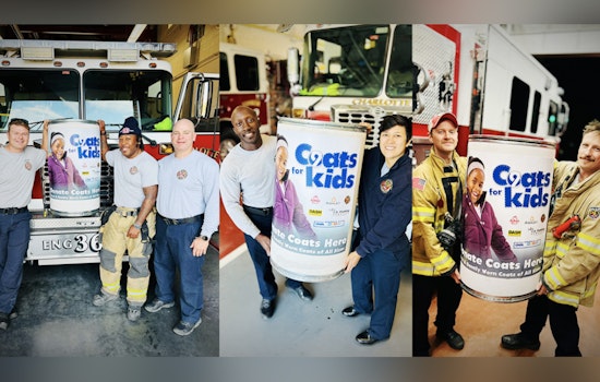 Charlotte Fire Department Joins WSOC-TV's Coats for Kids Campaign, Collects Hundreds of Coats for Children in Need