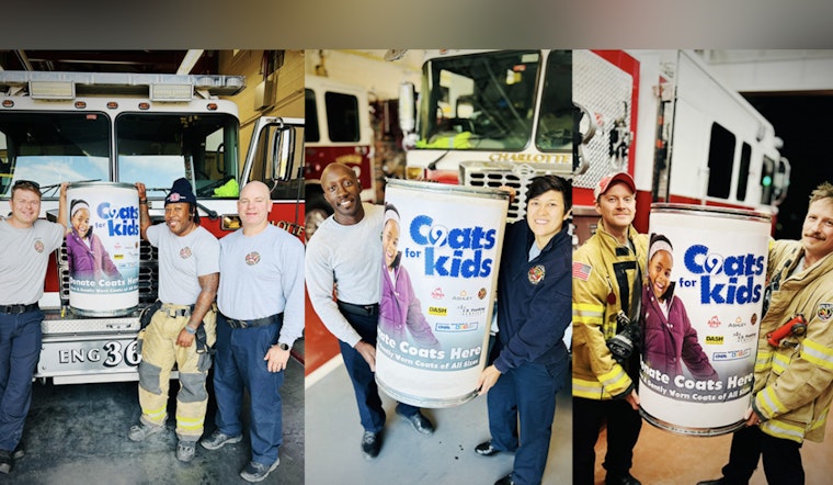 Charlotte Fire Department Joins WSOC-TV's Coats for Kids Campaign, Collects Hundreds of Coats for Children in Need