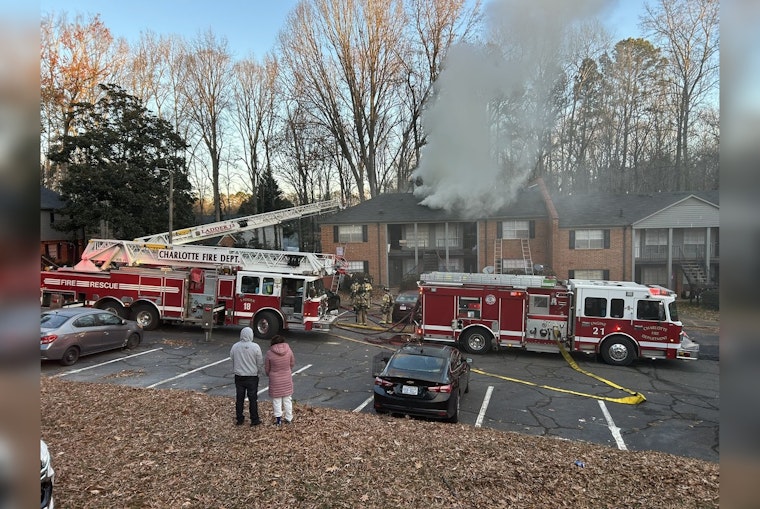 Charlotte Firefighters Extinguish Northwest Apartment Blaze with No Injuries Reported