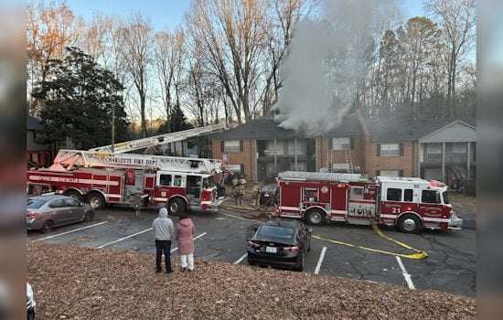 Charlotte Firefighters Extinguish Northwest Apartment Blaze with No Injuries Reported