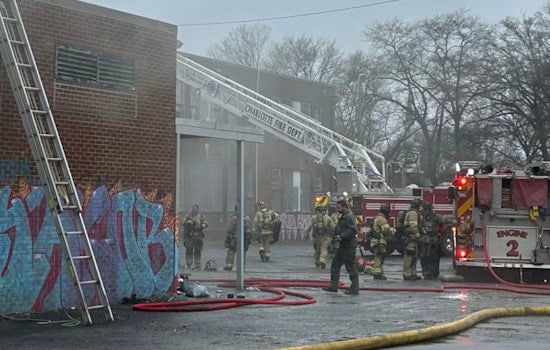 Charlotte's Historic Wilmore School Damaged in Fire as Redevelopment Plans Await Assessment