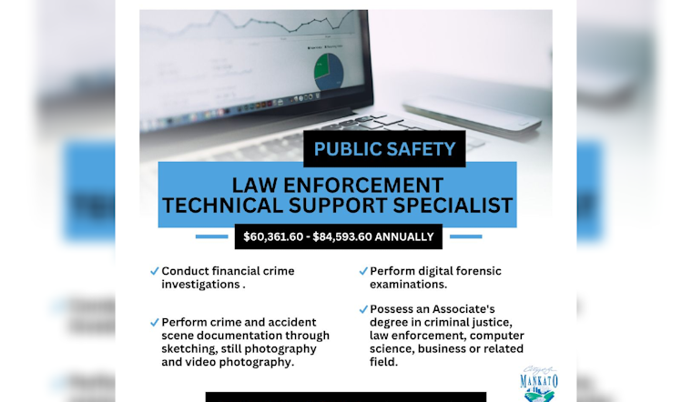 City of Mankato Seeks Specialist to Combat Financial Crime with Digital Forensics Expertise