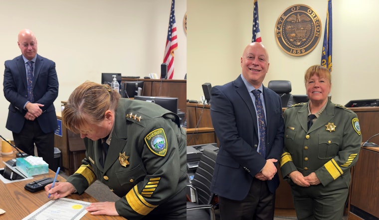 Clackamas County Sheriff Brandenburg Sworn In For Second Term, Reflects on Achievements and Future Plans
