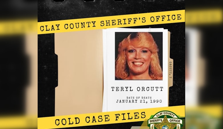 Clay County Sheriff's Office Marks 35 Years Since Teryl Orcutt's Unsolved Death in Middleburg, Seeks Public's Help