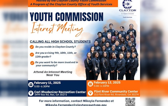 Clayton County Invites High School Students to Shape Their Community Through New Youth Commission