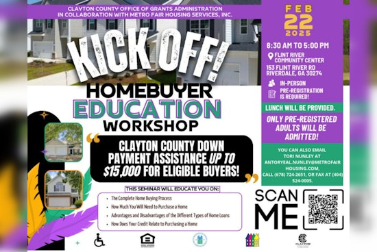 Clayton County to Host Homebuyer Education Workshop in Riverdale, Offers Crucial Insights for Aspiring Homeowners
